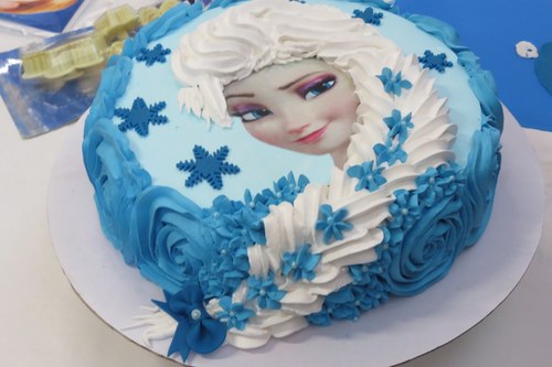 Reine des neiges Elsa Décoration de gâteau comestible disque Azyme Sucre