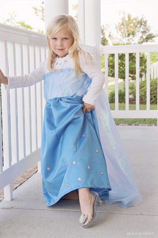 ☆ 10 DIY : Tuto Costume enfant Elsa La Reine des Neiges (Frozen