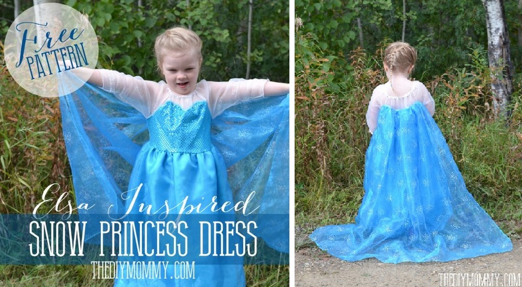 DIY costume Elsa. La Reine des neiges 